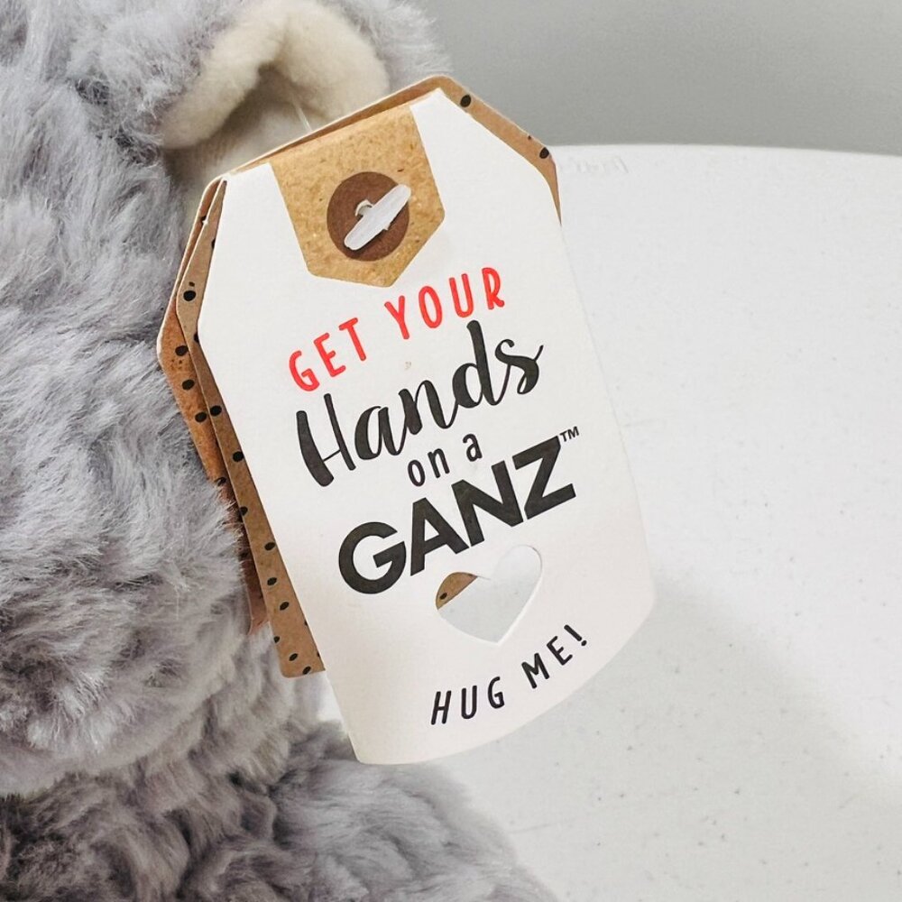 Get your Hands on a Ganz Collection H15078 DENVER Gray White 15” Teddy Bear NWT - Picture 2 of 4